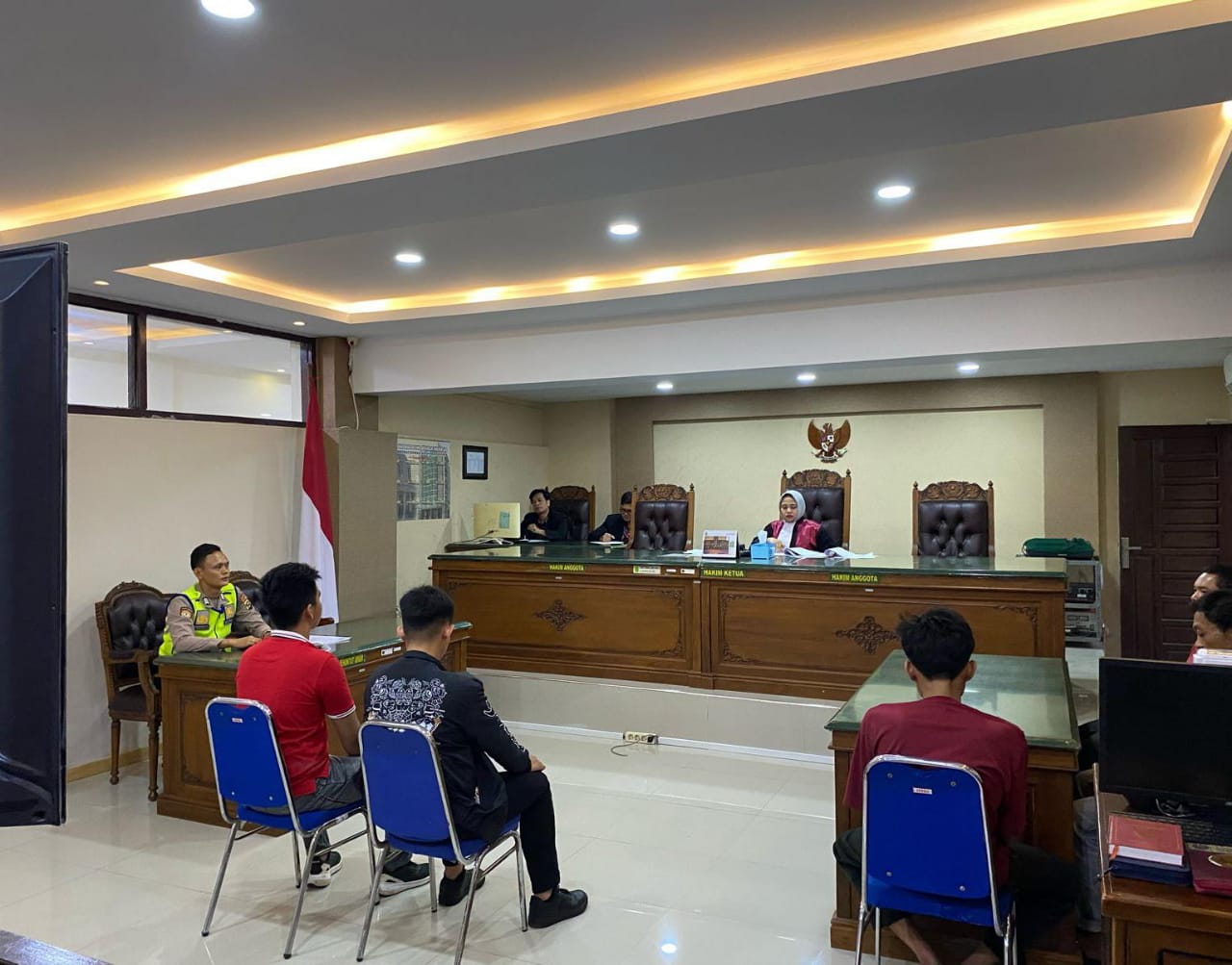 Sidang tipiring pelaku pungli di Palembang